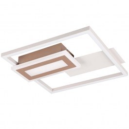 Φωτιστικό Οροφής - Πλαφονιέρα Spiro R67862176 33x30x4,5cm Led 2500lm 22W 3000K Grey RL Lighting GREY