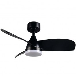 Ceiling Fan Helsinki R62732132 With Led Light And Remote Control D90x40cm Dim Led 2500lm 20W Black RL Lighting BLACK