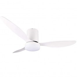 Ceiling Fan Göteborg R64202131 With Led Light And Remote Control D132x31cm Dim Led 2500lm 20W White RL Lighting WHITE