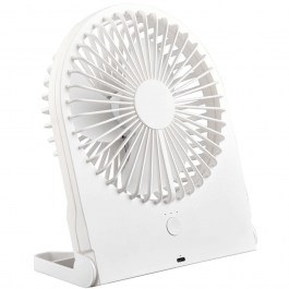 Rechargeable Table Fan Breezy R044-01 D19x23cm 2W White RL Lighting WHITE