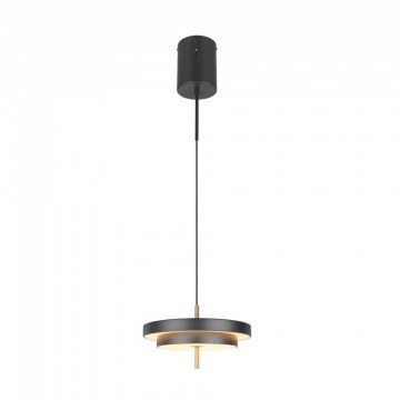 Φωτιστικό Οροφής Κρεμαστό Keaton 340219180 Led 34,5W 4000lm 2300+3000+4000K 40x150cm Black-Gold Trio Lighting