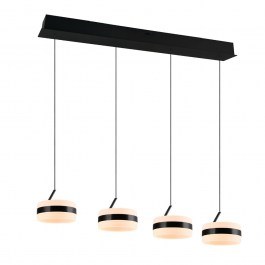 Pendant Light Dios 331410432 Led 4xSMD 8W 4x800lm 2300+3000+4000K 85x150cm Black Trio Lighting BLACK