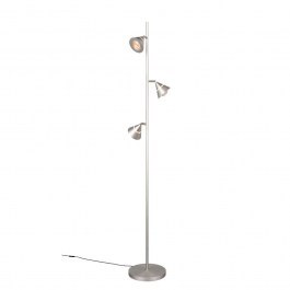 Floor Lamp Romeo 437010307 Led 3x5W 3x500lm 2300+3000+4000K 25x150cm Nickel Trio Lighting NICKEL