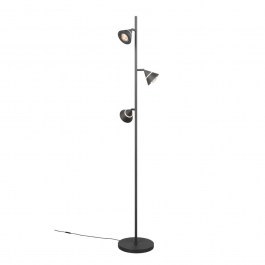 Floor Lamp Romeo 437010332 Led 3x5W 3x500lm 2300+3000+4000K 25x150cm Black Trio Lighting BLACK