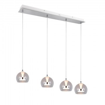 Pendant Light Flynt 331610406 4x8W 4x800lm 2300 + 3000 + 4000K 97x150cm Chrome Trio Lighting