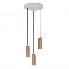 Pendant Light Soka 367730365 3xGU10 10W 28x150cm Warm Grey Trio Lighting WARM GREY