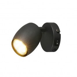 Wall Lamp - Spot Nancy R86261732 GU10 10W 7x14x9cm Black RL Lighting BLACK