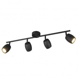 Φωτιστικό Οροφής- Σποτ R86264032 4xGU10 35W 70,5x16,5cm Black RL Lighting BLACK