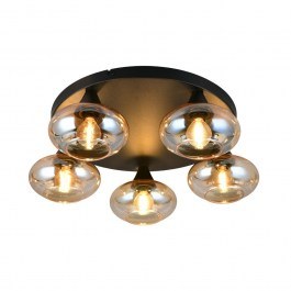 Ceiling Light Divina R66645013 5xE14 10W 49x15cm Amber RL Lighting AMBER