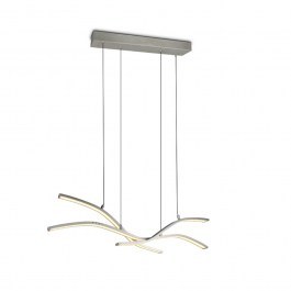 Pendant Light - Rail Spider 332810307 SMD 46W 5350lm 2700 - 6500K 130x170cm Nickel Trio Lighting NICKEL