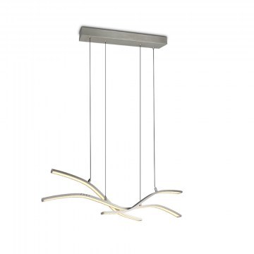 Pendant Light - Rail Spider 332810307 SMD 46W 5350lm 2700 - 6500K 130x170cm Nickel Trio Lighting