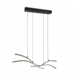 Pendant Light - Rail Spider 332810332 SMD 46W 5350lm 2700 - 6500K 130x170cm Black Trio Lighting BLACK