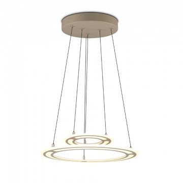 Pendant Light Cromer 332910243 53W SMD 6200lm 2700-6500K D40/72,5x200cm Warm Beige Trio Lighting