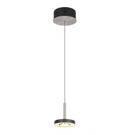 Φωτιστικό Οροφής Κρεμαστό Guano 334410107 8W SMD 850lm 2300+3000+4000K 15,5x200cm Nickel-Black Trio Lighting NICKEL-BLACK