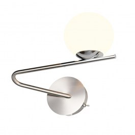 Φωτιστικό Τοίχου Flaming 268970107 G9 13x21,5cm Nickel Trio Lighting NICKEL