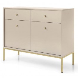 Μπουφές Mono P_MNBz_21s_G 103x83x39cm Beige-Gold BEIGE-GOLD
