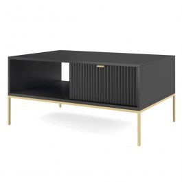 Coffee Table Nova P_Nova_40c-g 104x68x46cm Anthracite-Gold ANTHRACITE-GOLD