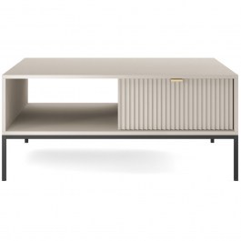 Coffee Table Nova P_Nova_40_Kz_b 104x68x46cm White Kazmir-Anthracite BEIGE