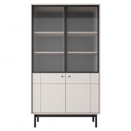 Βιτρίνα Japandi WT104 103x39x184cm White Kazmir WHITE