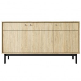 Μπουφές Japandi K154_ART 153x39x83cm Natural Dab Linea NATURAL