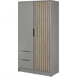 Nτουλάπα Δίφυλλη Nelly 24_2D_Sz 105x51x200cm Grey-Natural GREY