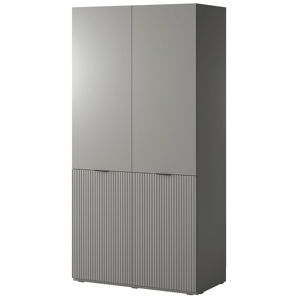 Ντουλάπα Δίφυλλη Sandbox 101x51x200cm Grey