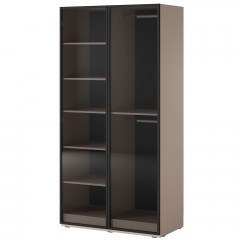 Ντουλάπα Δίφυλλη Sandbox Antisol 101x51x200cm Beige
