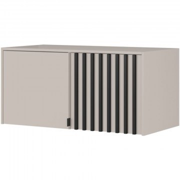 Two-Door Wardrobe Attic Nelly 105x51x50cm White Kazmir-Anthracite