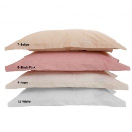 Μαξιλαροθήκη Σετ 2Τμχ Luxury Unicolour 9 Ivory Anna Riska IVORY