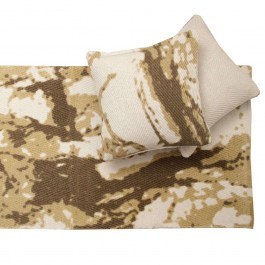 Decorative Pillow (With Filling) Des. 3050 Beige Viopros BEIGE