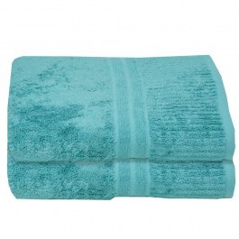 Towels Modal (Set 3pcs) 5 Aqua Blue Anna Riska AQUA