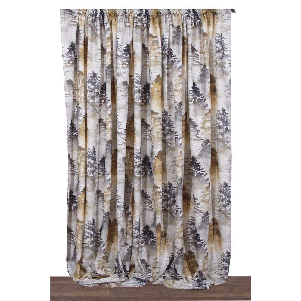 Κουρτίνα Forest Με Τρέσα Beige Anna Riska