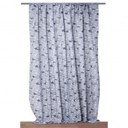Κουρτίνα Παιδική με Τρέσα Έντι Grey Viopros GREY