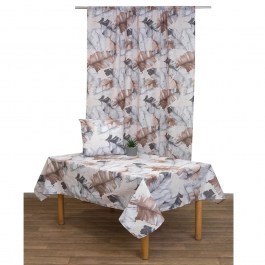 Τραβέρσες Αλίνα (Σετ 2τμχ) Grey Viopros GREY