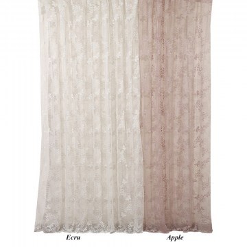 Curtain Butterflies Ecru Viopros