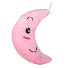 Μαξιλάρι Διακοσμητικό (Με Γέμιση) 651 Παιδικό Λούτρινο Με Led Pink Viopros PINK