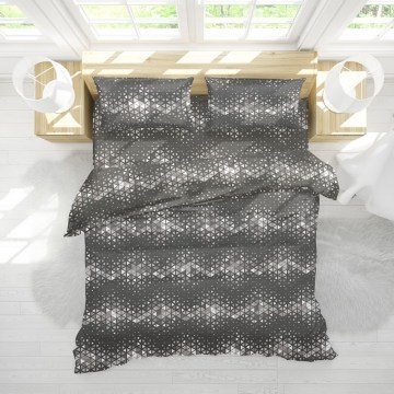 Bed Sheets Karter Fitted (Set 3pcs) Anthracite Viopros