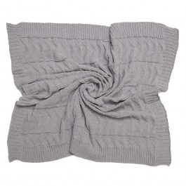Κουβέρτα Βρεφική Νόλαν Πλεκτή Grey Viopros GREY