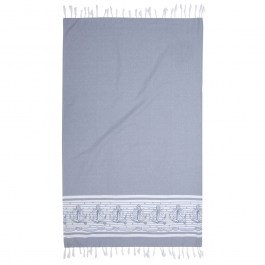 Πετσέτα Θαλάσσης - Παρεό Μαρίν Grey Viopros GREY