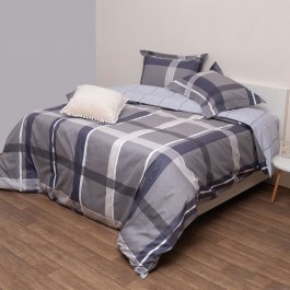 Bed Sheets Newton Fitted (Set 4pcs) Grey Viopros GREY