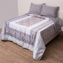 Bedspread 5360 (Set 3pcs) Grey Viopros GREY