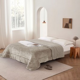 Κουβερτοπάπλωμα Μοντάνα Linen Viopros LINEN