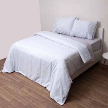 Σεντόνια 2550 Φανελένια (Σετ 3τμχ) Grey Viopros