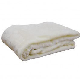 Κουβέρτα Βελουτέ 1 Ivory Anna Riska IVORY