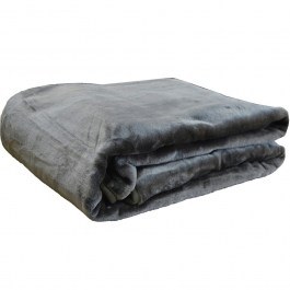 Κουβέρτα Βελουτέ 5 Anthracite Anna Riska ANTHRACITE