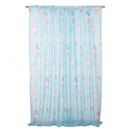 Κουρτίνα Παιδική Κουρσάροι Με Τρέσα Turquoise Viopros TURKUAZ