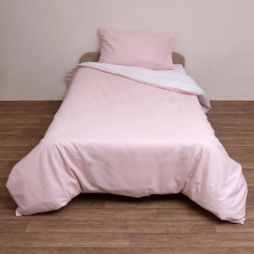 Baby Duvet Cover 2645 Flannel (Set 2pcs) Pink-White Viopros