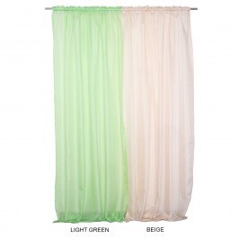 Κουρτίνα Με Τρέσα Βουάλ 8 Light Green Viopros LIGHT GREEN