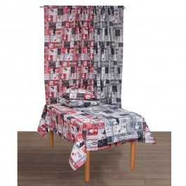 Runner Σεφ (Σετ 2τμχ) Grey Viopros GREY