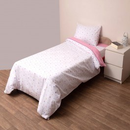 Children's Bed Sheets Ikaros Fitted (Set 3pcs) Pink Viopros PINK